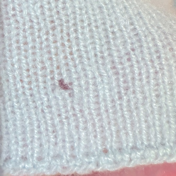 Garnet Hill 100% Cashmere Baby Blue Tie Front Cardigan Women’s Size Large. - Picture 5 of 6